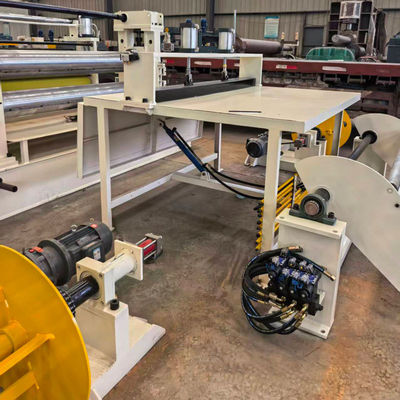 Good price Automatic Electric Coil Slitting Machine with 15KW Motor Power 380V/50Hz and 0-120m/min Cutting Speed online