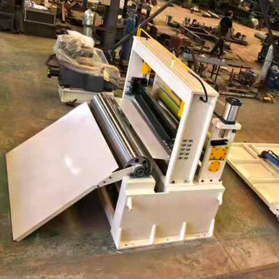 Bom preço Máquina de corte de bobinas de aço com controlo PLC 0-80m/min Velocidade de corte e 10 conjuntos de lâminas para uso industrial on-line