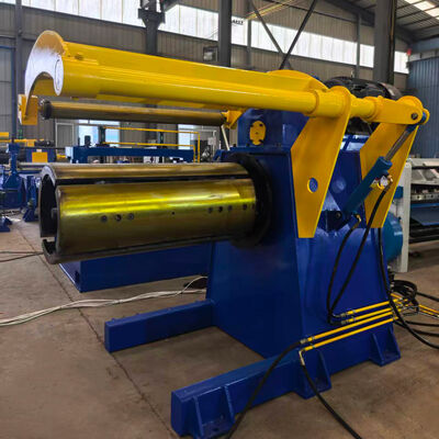 Harga yang bagus 600mm Recoiling Diameter Coil Slitting Machine dengan Hydraulic Expansion Uncoiling untuk Up to 2000mm Coil Outer Diameter on line