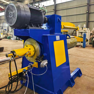 Coil Slitting Machine with Carbide Blade Material, 10 Tons Capacity, and Hydraulic Recoiler for Precision Metal Coil Dividing