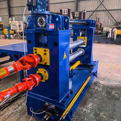 Guter Preis 1500 mm Spulenbreite Stahlspulen-Slitter mit 80-1800 mm Plattenbreitenbereich und hydraulischer Expansionsrückwicklung Online