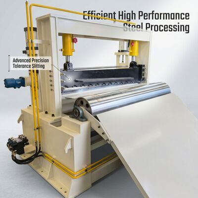 Bon prix Machine à découper les bobines de type déroulant manuellement avec un poids de 5000 kg et une vitesse de fonctionnement de 20 à 60 m/min pour la découpe de tôles métalliques lourdes en ligne